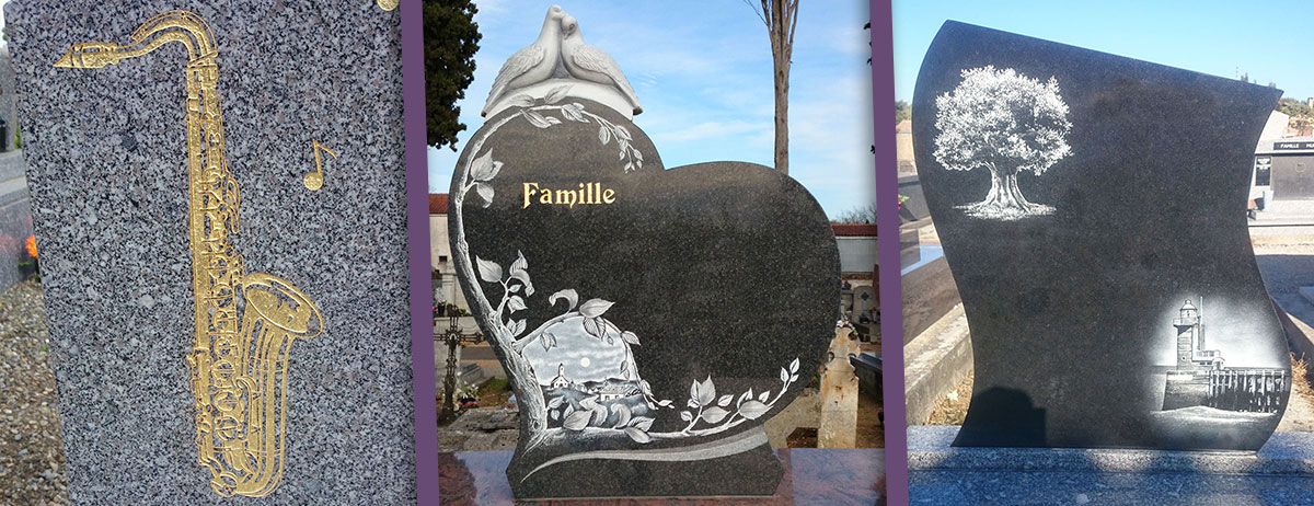 Gravure pour hommage